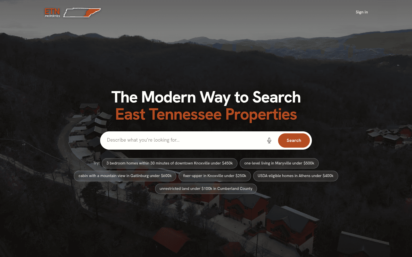 ETN.properties website screenshot