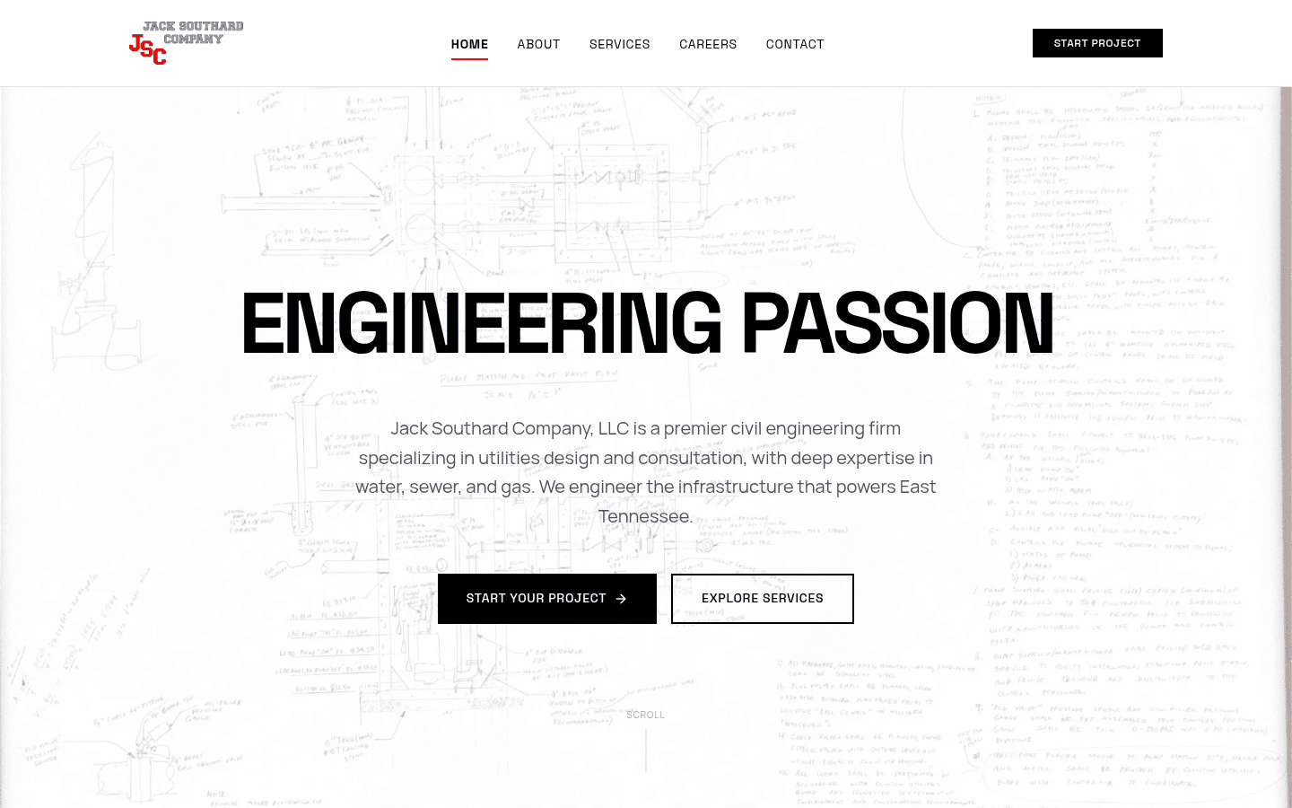 Jack Southard Company website screenshot